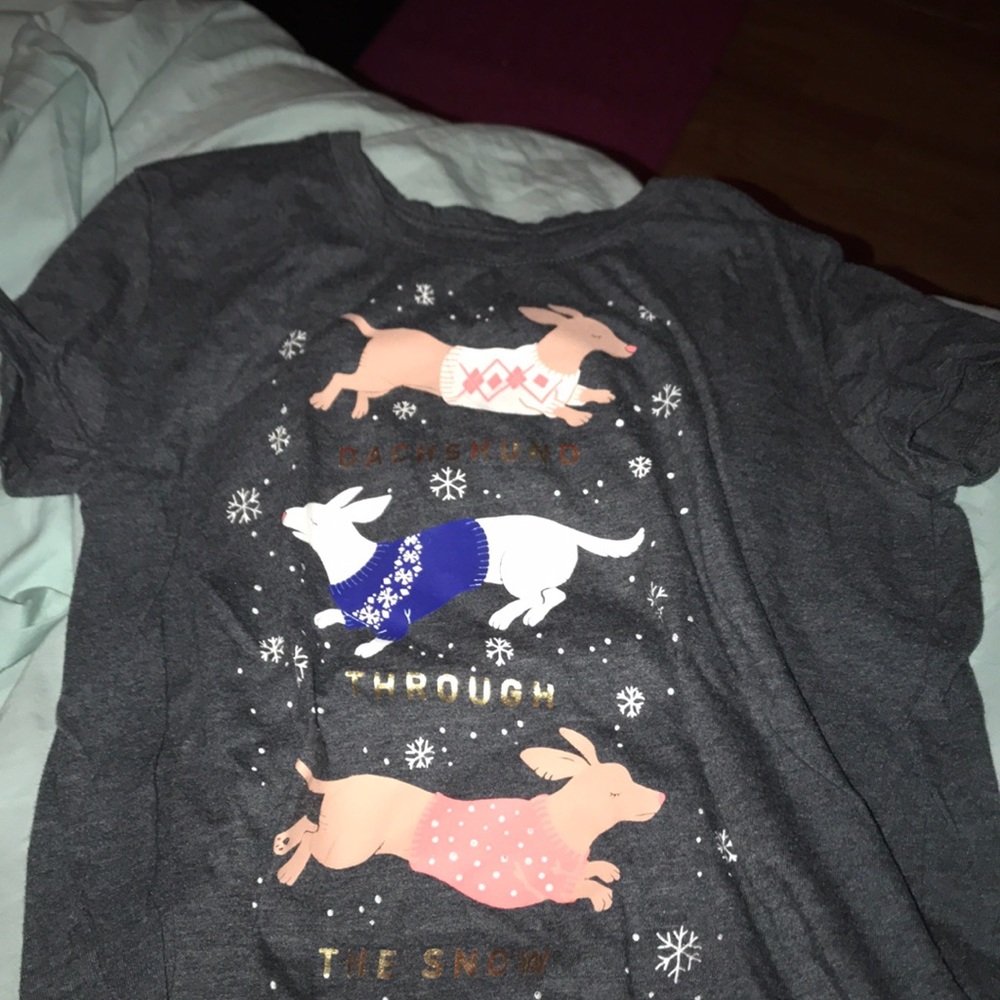 A cute Christmas shirt.